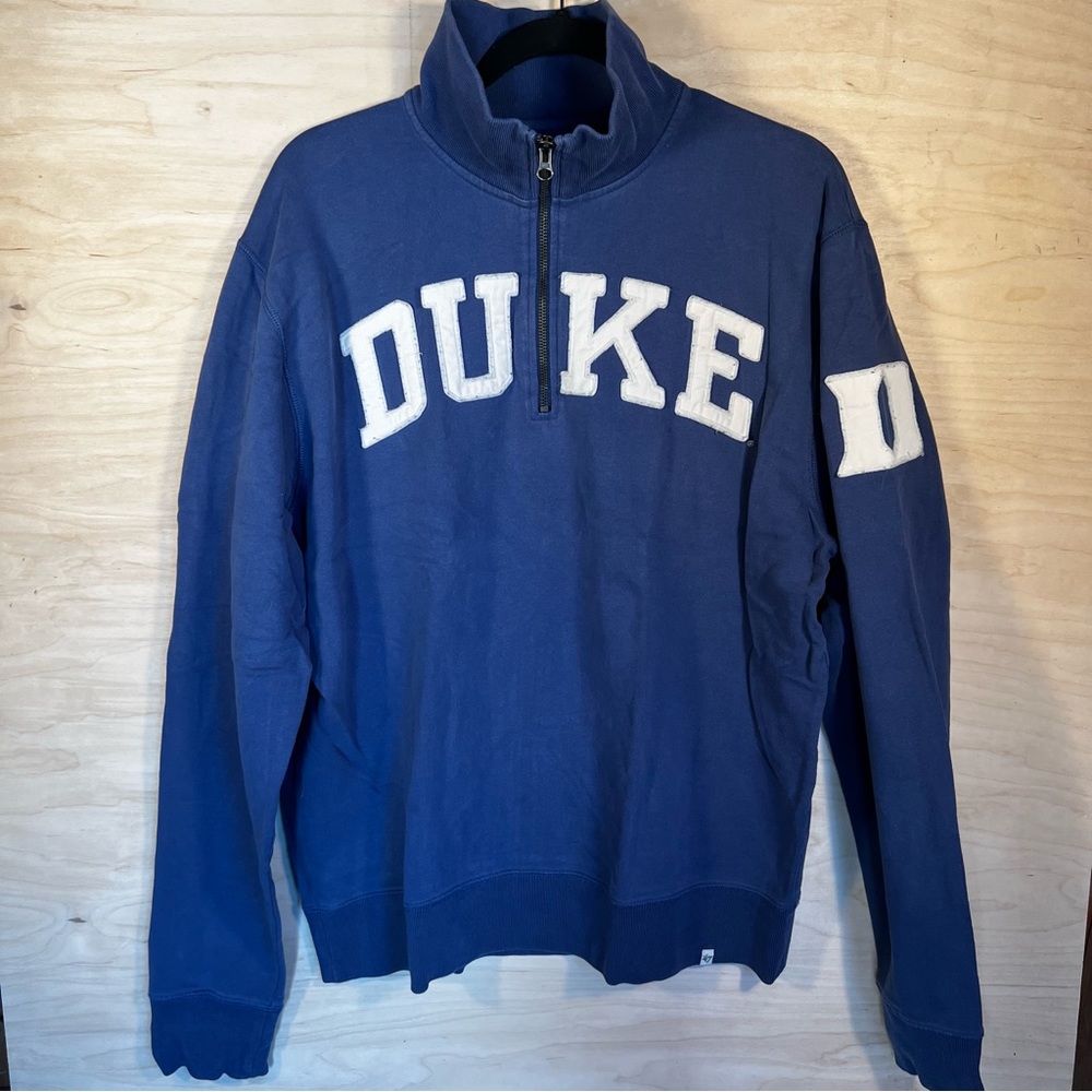 Duke 47 Brand 1/4 Quarter Zip Sweatshirt XL